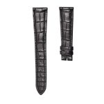Patek Philippe Complications 5035J Alligator Leather Watch Strap Black Front