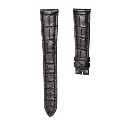Patek Philippe Complications 5035J Alligator Leather Watch Strap Black Front
