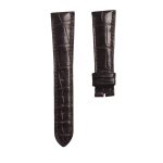 Patek Philippe Complications 5035J Alligator Leather Watch Strap Dark Brown Front