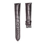 Dark Brown Cane-Grain Alligator Watch Strap For Piaget Altiplano G0A29112