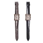 Single Alligator Leather Watch Strap For Piaget Black-Tie G0A33070