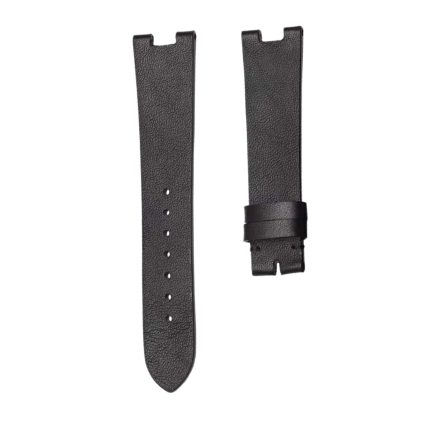 Black Flat Calf Watch Strap With Steel Tip For Piaget Limelight Gala G0A34136
