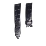 Black Cane Grain Alligator Watch Strap For Piaget Limelight Magic Hour G0A32096