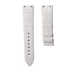 White Cane Grain Alligator Watch Strap For Piaget Limelight Magic Hour G0A32096