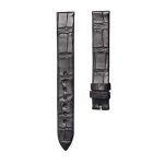 Black Cane Grain Alligator Leather Watch Strap For Piaget Possession G0A35084