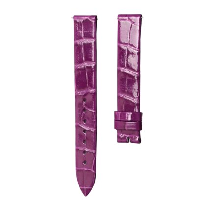 Purple Cane Grain Alligator Leather Watch Strap For Piaget Possession G0A35084