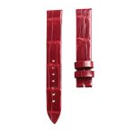 Red Cane Grain Alligator Leather Watch Strap For Piaget Possession G0A35084