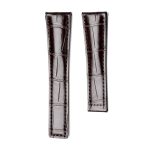 Watch Strap Dark Brown Thickness 3mm Straight End Front