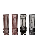 Multi Tone Leather Watch Straps Replacement For Tudor Glamour M56000-0006
