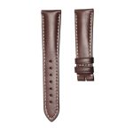 Smooth Calf Leather Watch Strap Brown Beige Stitch For Tudor Glamour M56000-0006