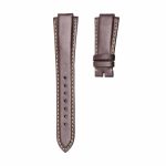 Smooth Calf Leather Watch Strap Brown Yellow Stitch 12mm Without Buckle For Tudor Pelagos 91210N