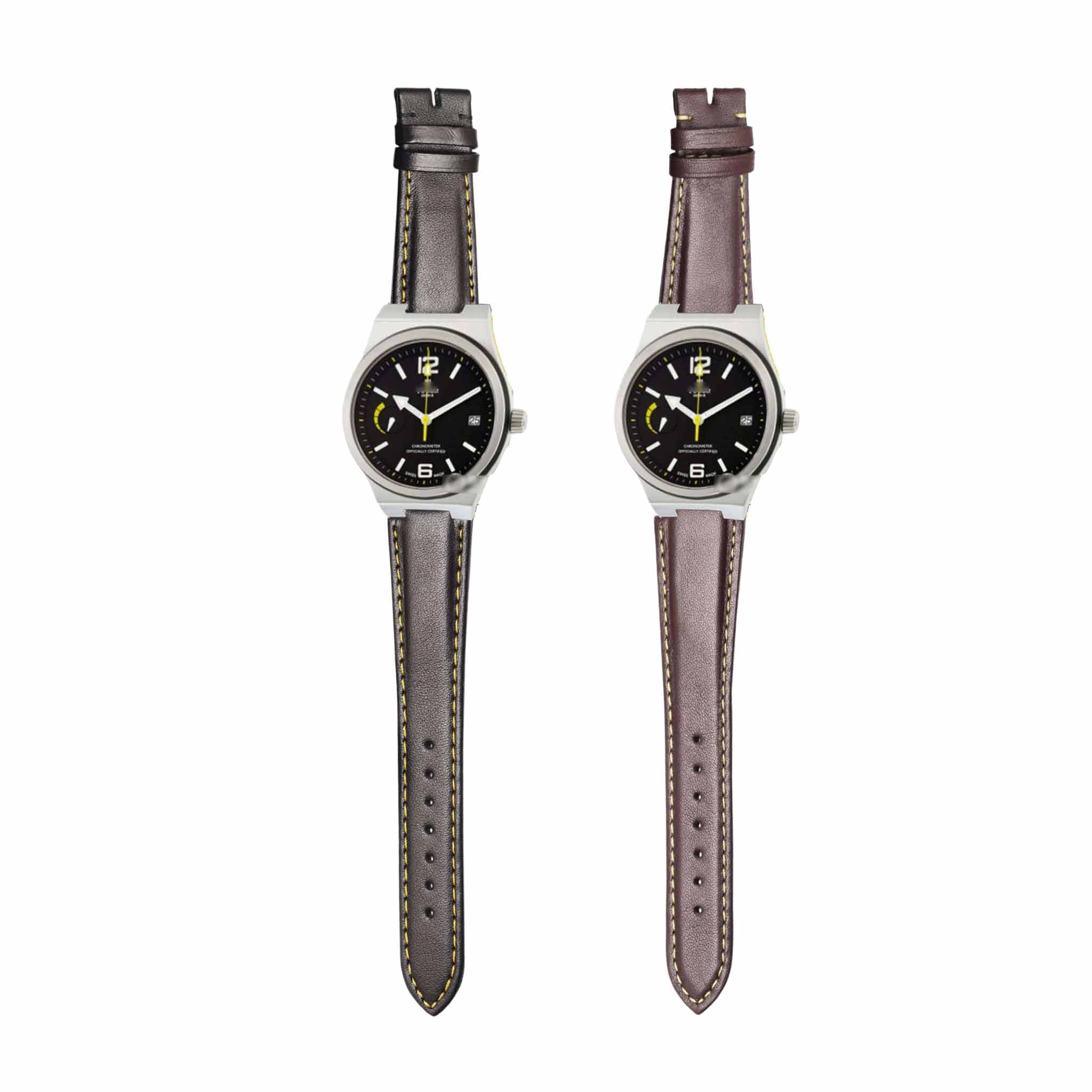 Leather Watch Straps Matching Display With Tudor Pelagos 91210N Watch