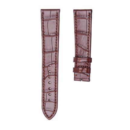 Multi-Color Circular Grain Genuine Alligator Leather Watch Strap For Vacheron Constantin Patrimony 85180 81180, Available in Black, Brown & Dark Brown