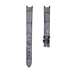 Van Cleef & Arpels Sweet Alhambra VCARO21600 Alligator Leather Watch Strap Black Front