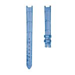 Van Cleef & Arpels Sweet Alhambra VCARO21600 Alligator Leather Watch Strap Blue Front