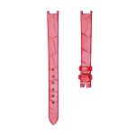 Van Cleef & Arpels Sweet Alhambra VCARO21600 Alligator Leather Watch Strap Red Front