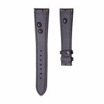 Black Alligator Leather Watch Strap Back View For Zenith Elite 01.C493