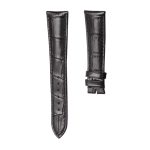 Zenith Elprimero 2080 Alligator Leather Watch Strap Black Front