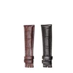 Zenith Elprimero 2080 Alligator Leather Watch Strap Brown Darkbrown Compare Front