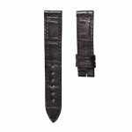 Black cane grain alligator leather watch strap for Franck Muller Ladies' Collection 952 QZ D CD