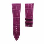 Purple Cane-Grain Alligator Leather Watch Strap For Franck Muller Master Square 6002 M QZ V