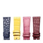 Multi Color Alligator Watch Straps Side Display For Franck Muller Master Square