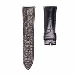 Black double‑sided cane grain alligator leather watch strap for Franck Muller Men's Collection 8880 CC AT