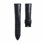 Dark blue cane grain american alligator leather watch strap for Franck Muller Men's Collection 8880 CC AT