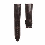 Dark brown cane grain american alligator leather watch strap for Franck Muller Men's Collection 8880 CC AT