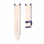 Back view of cane grain leather watch strap compatible with Franck Muller Ronde 3900 QZ R D2