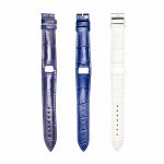 lat lay multi-color cane grain leather watch straps for Franck Muller Ronde 3900 QZ R D2
