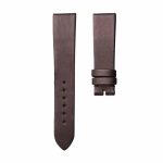 Dark‑brown vertical‑grain silk watch strap for Glashutte Original Lady Serenade 1‑39‑22‑09‑06‑04