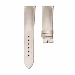 Off‑white vertical‑grain silk watch strap for Glashutte Original Lady Serenade 1‑39‑22‑09‑06‑04