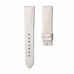 White vertical‑grain silk watch strap for Glashutte Original Lady Serenade 1‑39‑22‑09‑06‑04