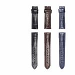 Multi‑color display of replacement watch strap for Glashutte Original Senator 1‑39‑59‑01‑02‑04