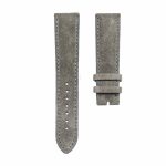 Light green suede leather watch strap for Glashutte Original Senator 1‑39‑59‑01‑02‑04