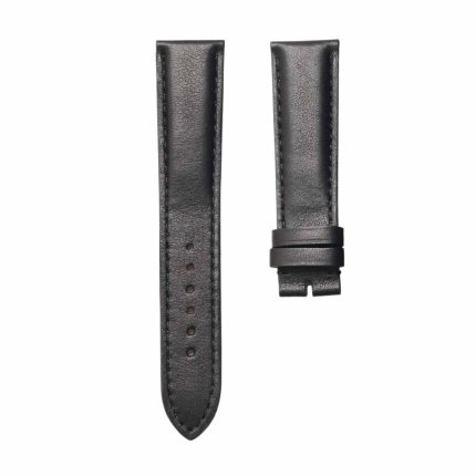 Black smooth calf leather watch strap for Gucci G‑TIMELESS 561376 IAMB0 8757