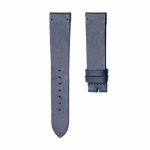 Dark‑blue print flat calf leather watch strap without buckle for Gucci G‑TIMELESS YA1264062A