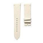 Off‑white hand grain calf leather watch strap without buckle for Gucci G‑TIMELESS YA1264062A