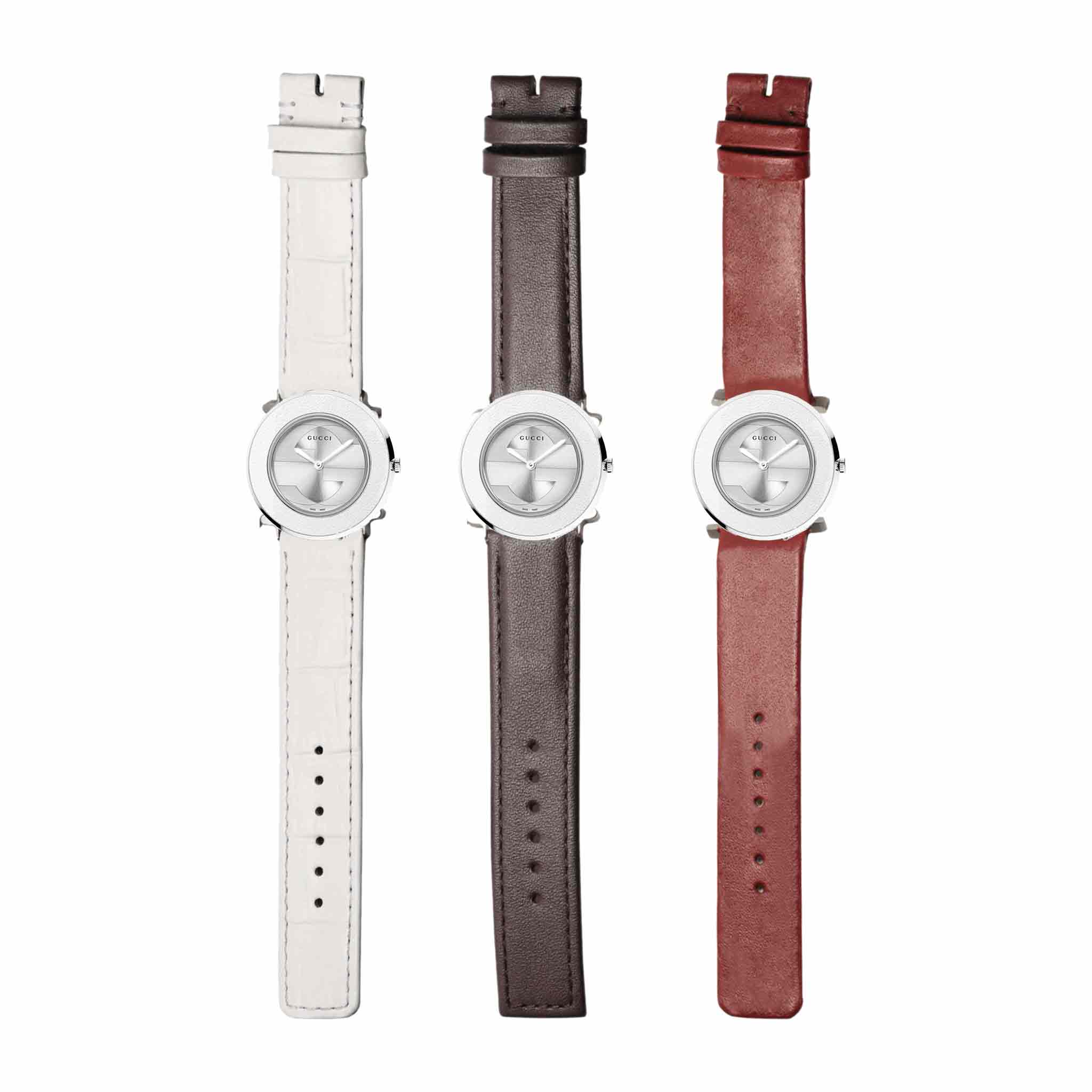 Watch display with compatible strap for Gucci Ladies Collection YA129411