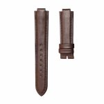 Brown flat calf leather watch strap without buckle for Gucci HORSEBIT YA140507