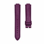 Purple flat calf leather watch strap without buckle for Gucci HORSEBIT YA140507