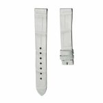 Light Blue Cane-Grain Alligator Leather Watch Strap For Tiffany & Co CT60 34mm