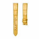 Yellow Cane-Grain Calf Leather Watch Strap For Tiffany & Co CT60 34mm