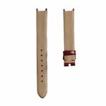 Silk and alligator leather watch strap back display for Van Cleef & Arpels Alhambra VCARD21800