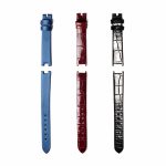 Group view of silk and alligator leather watch straps for Van Cleef & Arpels Alhambra VCARD21800