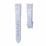 Gloss light blue round grain alligator leather watch strap for Van Cleef & Arpels Poetic Complications VCARN9VI00