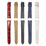 Multi‑color collection of silk, calf and alligator leather watch straps for Van Cleef & Arpels Poetic Complications VCARN9VI00