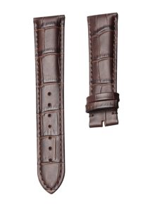 Dark Brown Calf Leather Watch Strap No Buckle For Ball Engineer II NM2082C-LJ-SL