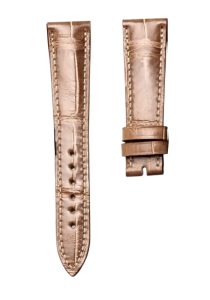 Blancpain Villeret 6102 Alligator Leather Watch Strap Beige Front